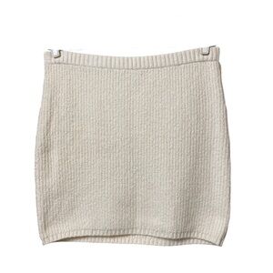 Universal Thread Target cream knit sweater mini skirt size large NWT